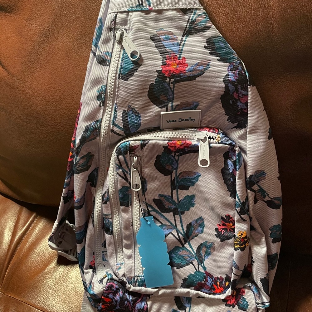 Vera Bradley Neon Blooms Sling